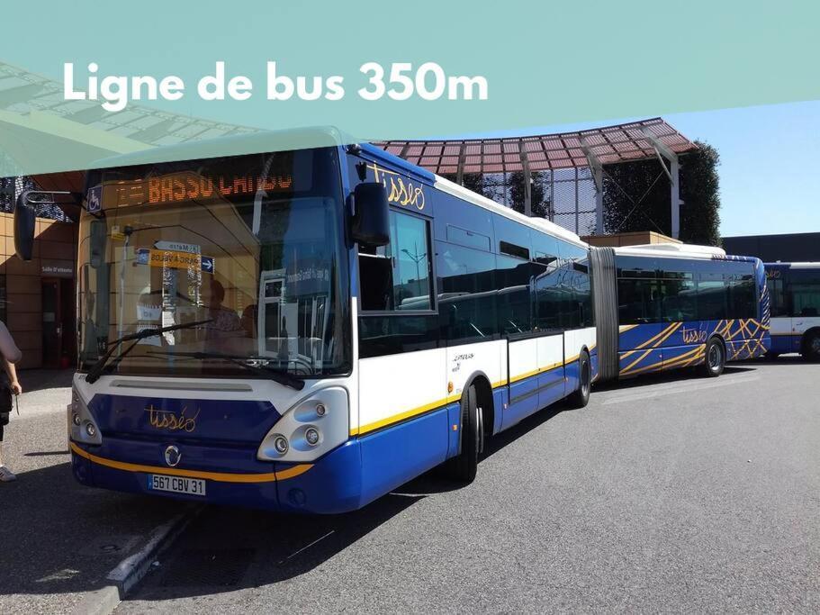 2 Chambres - Proche Gare Sncf Avec Parking Toulouse Kültér fotó