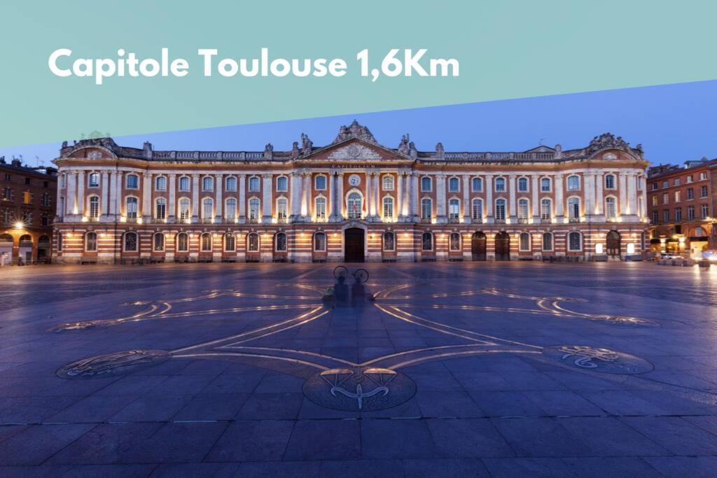 2 Chambres - Proche Gare Sncf Avec Parking Toulouse Kültér fotó